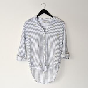 F&F Casual Collection lemon button down, size 2